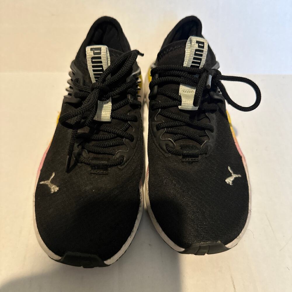 Puma Kids Size 4C Black Green Cantaloupe Pacer Future Allure Sneakers Casual - Picture 7 of 10